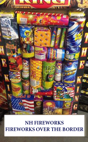 Time to get your fire works now Fireworks over the Border